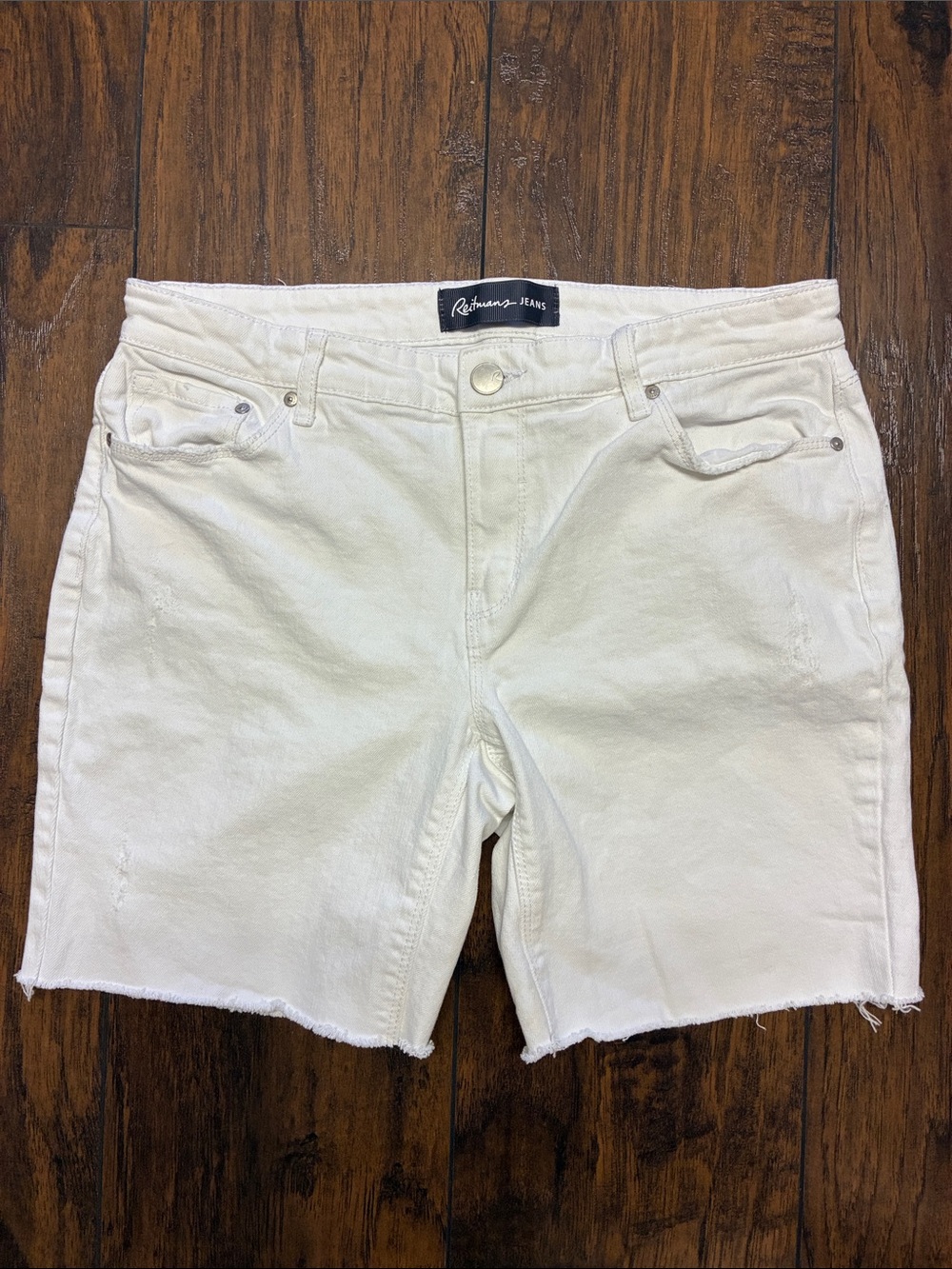 Reitmans White Jeans Shorts